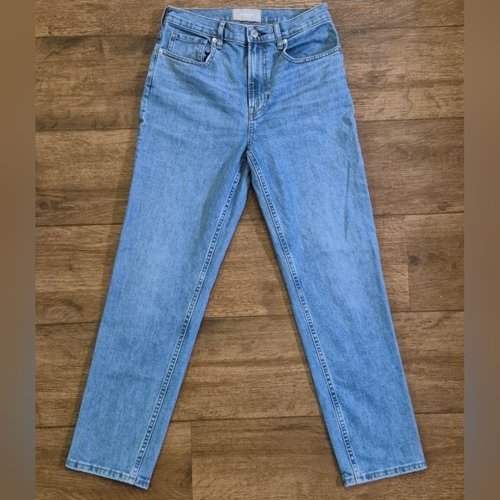 Everlane Blue Slim Jeans with Classic Stitching